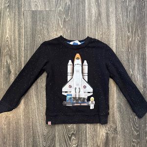 H&M boys 6-8 years Lego space ship sweatshirt